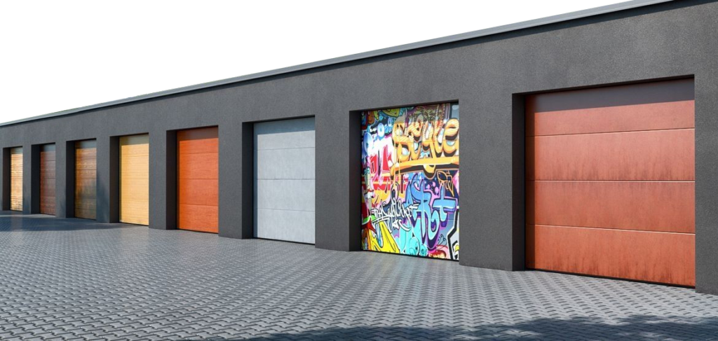 Aroja Xorfex digital printing on panels garage doors